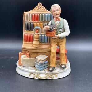 Vintage Ardco Porcelain Librarian Figurine (made in Taiwan)